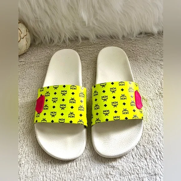MCM | Shoes | Mens Mcm Slides Sandles Mules Size 46 Us Size  display picture 1